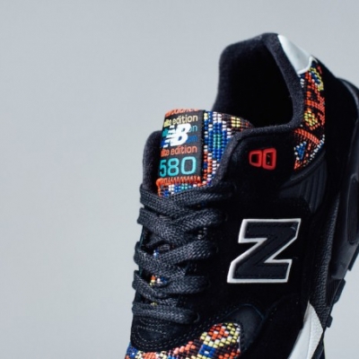 Patterned Beading Highlights This New Balance 580 “Considered Chaos”