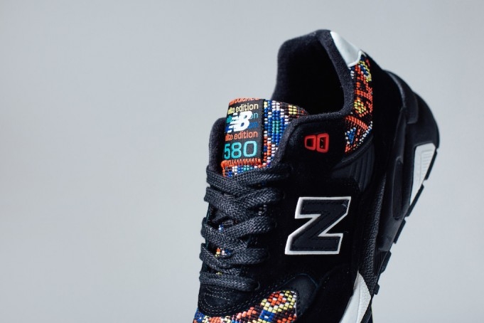 Patterned Beading Highlights This New Balance 580 “Considered Chaos”